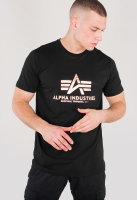 Alpha Industries Basic T-Shirt, black/gold