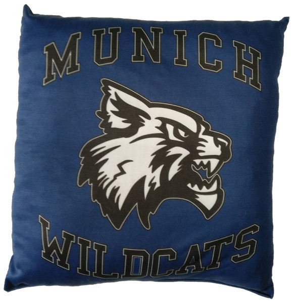 MIS Wildcats Pillow, two-sided, limited stock