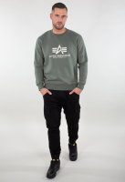 Alpha Industries, Basic Sweater, vintage green