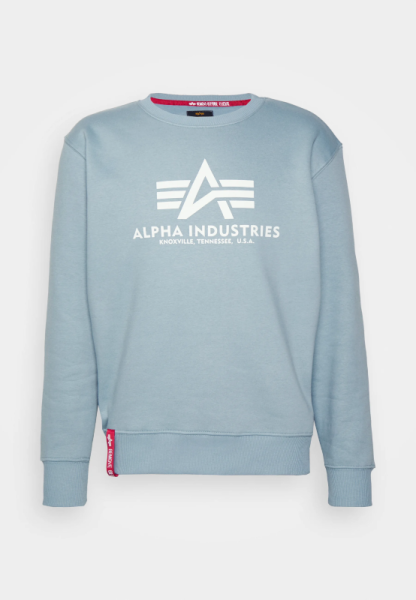 Alpha Industries Basic Sweater, grey blue