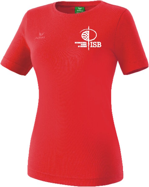 Bremen Erima HOUSE Baumwoll T-Shirt, Damen 36 Hanse, rot