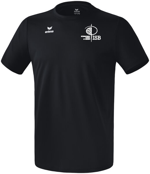 Bremen Erima Schullogo Funktions Teamsport T-Shirt, Kinder + Herren M schwarz